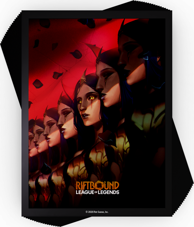 Riftbound: Art Sleeves - "Deceiver LeBlanc" Unleashed 100Ct Card Sleeves Riot Games