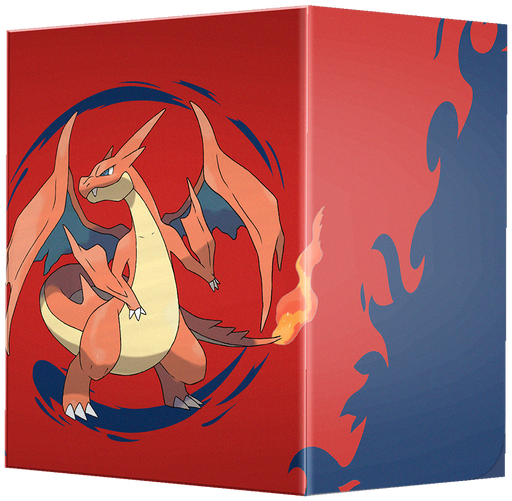 Ultra Pro: Deck Box 100+ - "Mega Charizard Y" Pokémon (Full View) Deck Boxes & Storage Ultra Pro