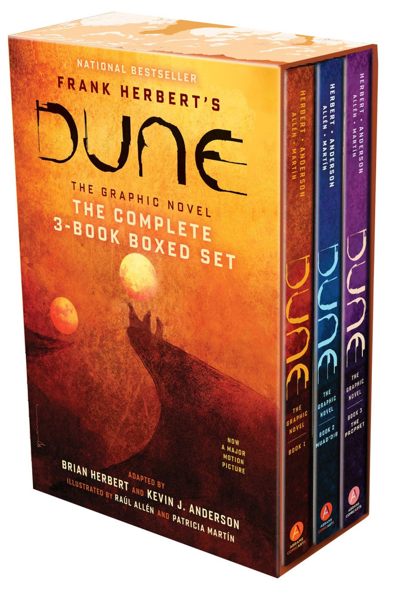 Frank Herbert's Dune: The Graphic Novel Complete 3-Book Box Set Magazine Abrams Books