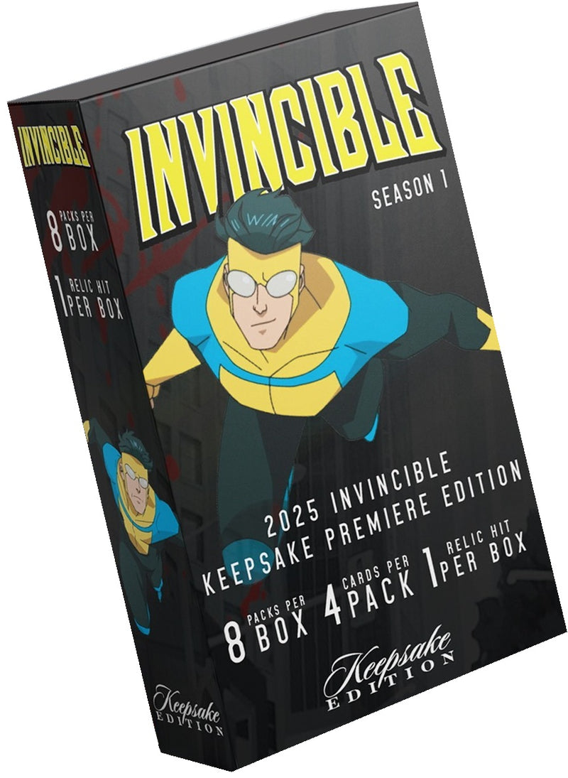 Keepsake: INVINCIBLE Season 1 Premier Edition Blaster Box 2025 Collectible Trading Cards Keepsake