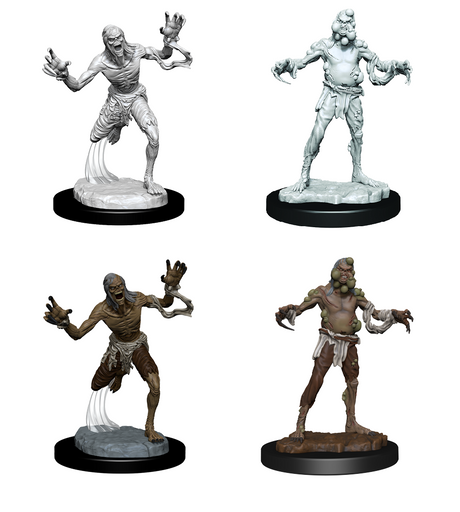 Critical Role Unpainted Miniatures: W1 Husk Zombies Unpainted Miniatures WizKids