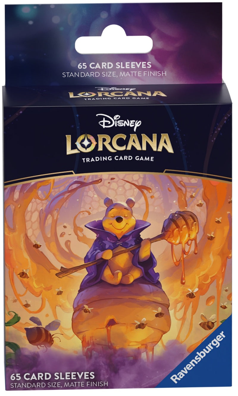Disney Lorcana: Matte Art Sleeves - "Winnie the Pooh" Azurite Sea 65Ct Card Sleeves Ravensburger