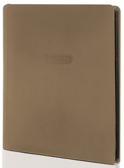 Evoretro: 9-Pocket Zip-Up Binder - Brown Binders & Pages Evoretro