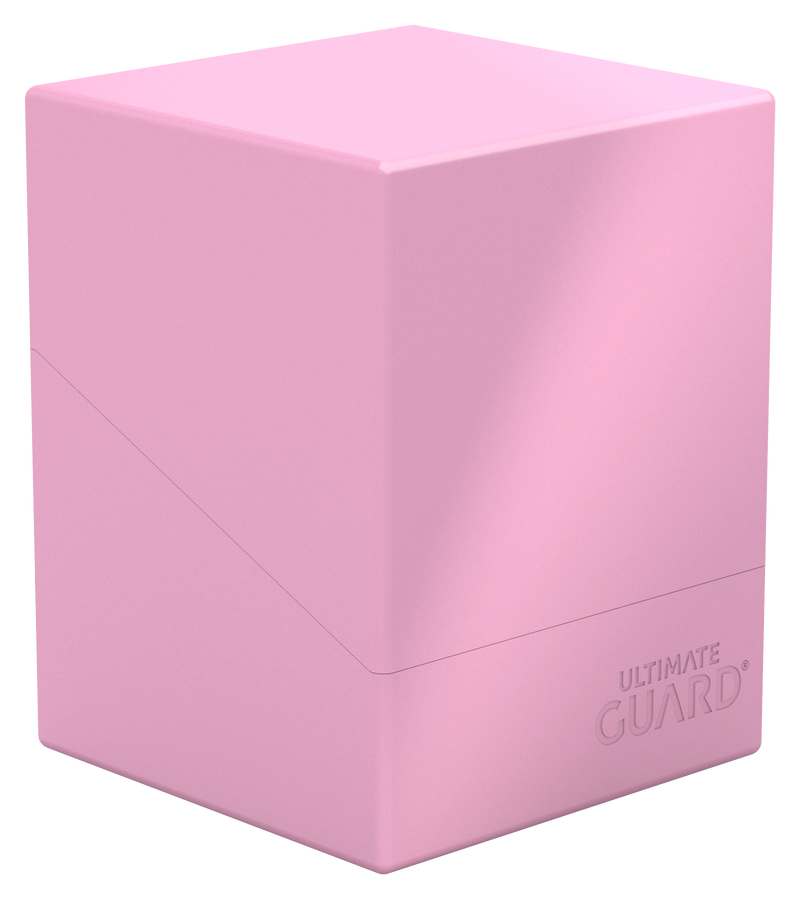 Ultimate Guard: Boulder 100+ - Pastel Solid Candy Pink Deck Boxes & Storage Ultimate Guard