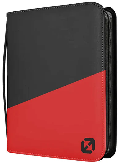 Evoretro: 9-Pocket Shield+ 3x4" Toploader Binder - Black/Red Binders & Pages Evoretro