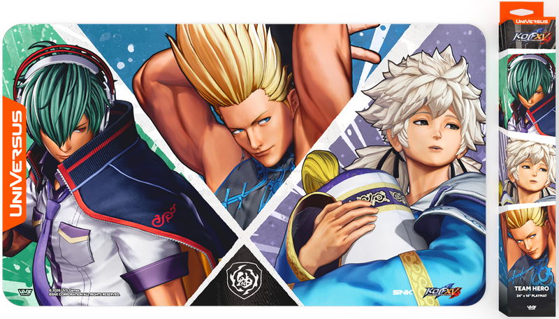 UniVersus: Playmat - "Team Hero" King of Fighters XV: Challenger Series Playmats UVS Games