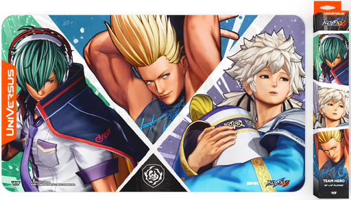 UniVersus: Playmat - "Team Hero" King of Fighters XV: Challenger Series Playmats UVS Games