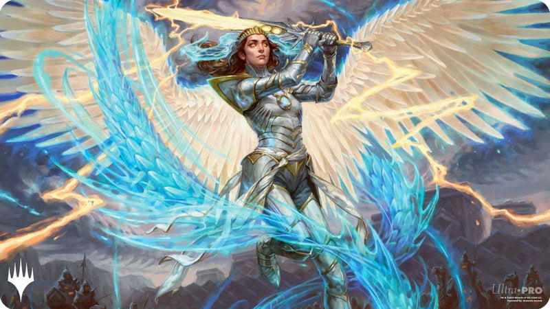 Ultra Pro: Playmat - "Elspeth, Storm Slayer (Showcase)" MTG Tarkir: Dragonstorm Playmats Ultra Pro