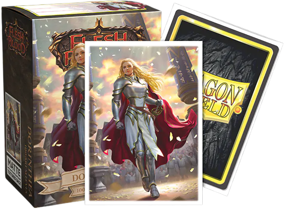 Dragon Shield: Matte Art Sleeves - "Dorinthea" Flesh and Blood 100Ct Card Sleeves Dragon Shield