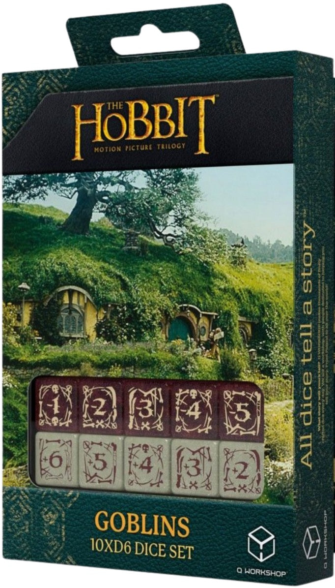Q-Workshop: TCG 10D6 Dice Set "Goblins" The Hobbit Dice & Gaming Accessories Q Workshop