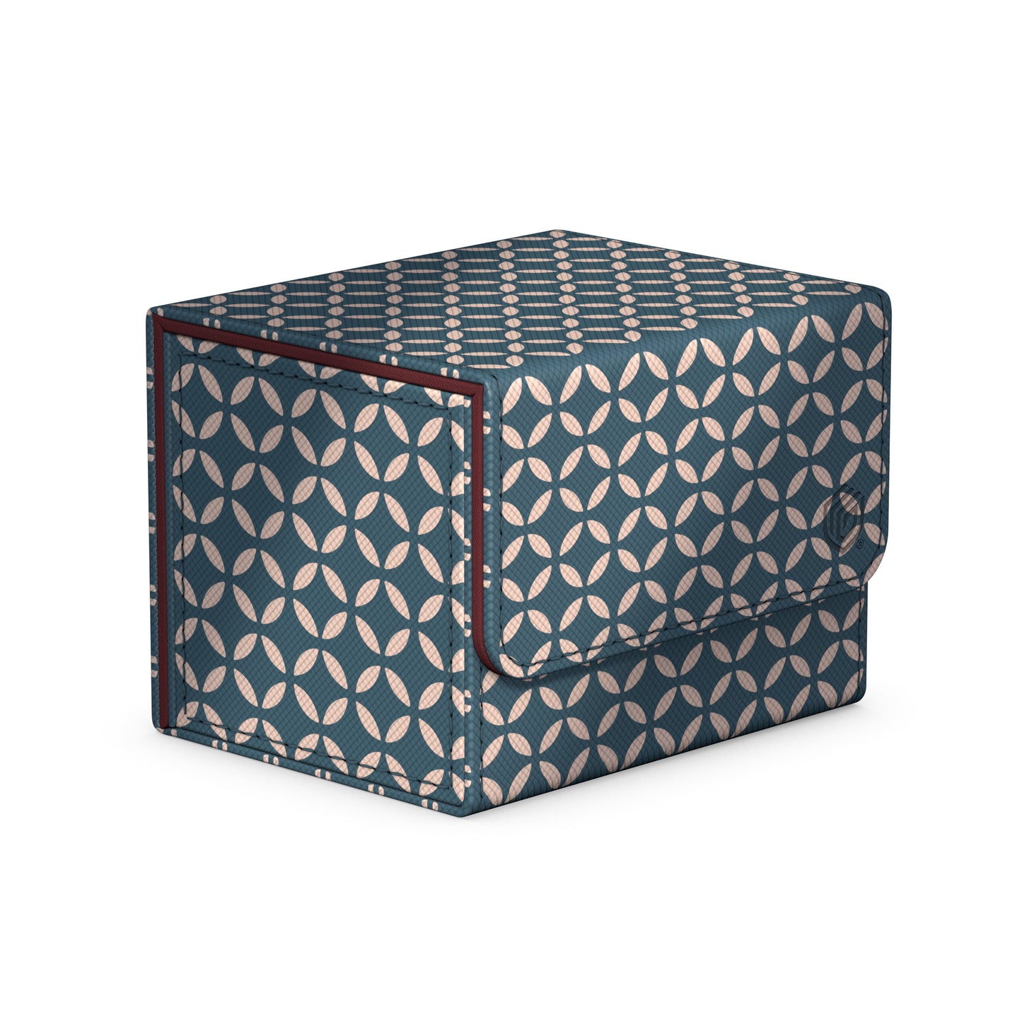 Ultimate Guard: Sidewinder 100+ - "Shippou" Shogun's Journey (Blue/Dark Red) Deck Boxes & Storage Ultimate Guard