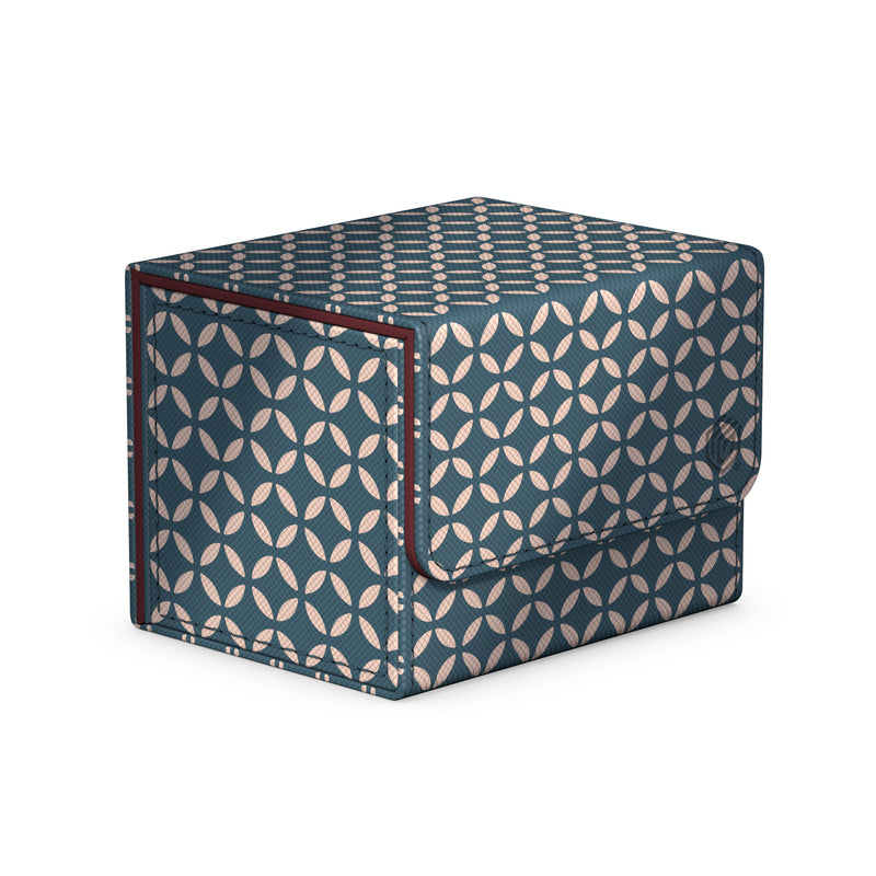 Ultimate Guard: Sidewinder 100+ - "Shippou" Shogun's Journey (Blue/Dark Red) Deck Boxes & Storage Ultimate Guard