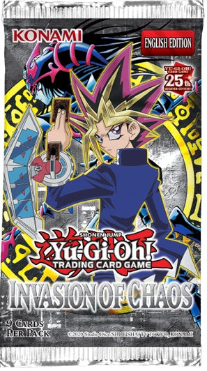 Yu-Gi-Oh! 25th Anniversary: Invasion of Chaos Booster Pack Yugioh Sealed Yu-Gi-Oh!   