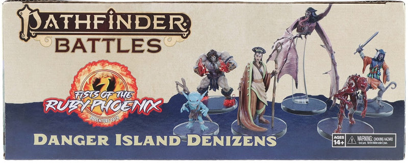 Pathfinder Battles Miniatures: Danger Island Denizens RPG Miniatures WizKids   
