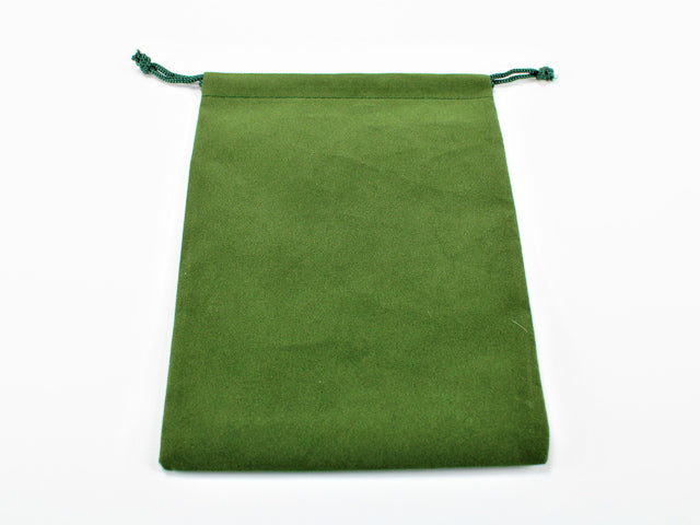 Chessex: Suedecloth Dice Bag - Large Green Dice & Gaming Accessories Chessex