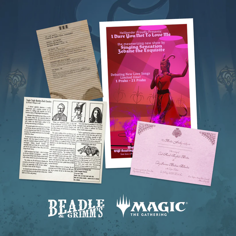 Murders at Karlov Manor: The Case of the Three Blade Knife Board Games Beadle & Grimm's   
