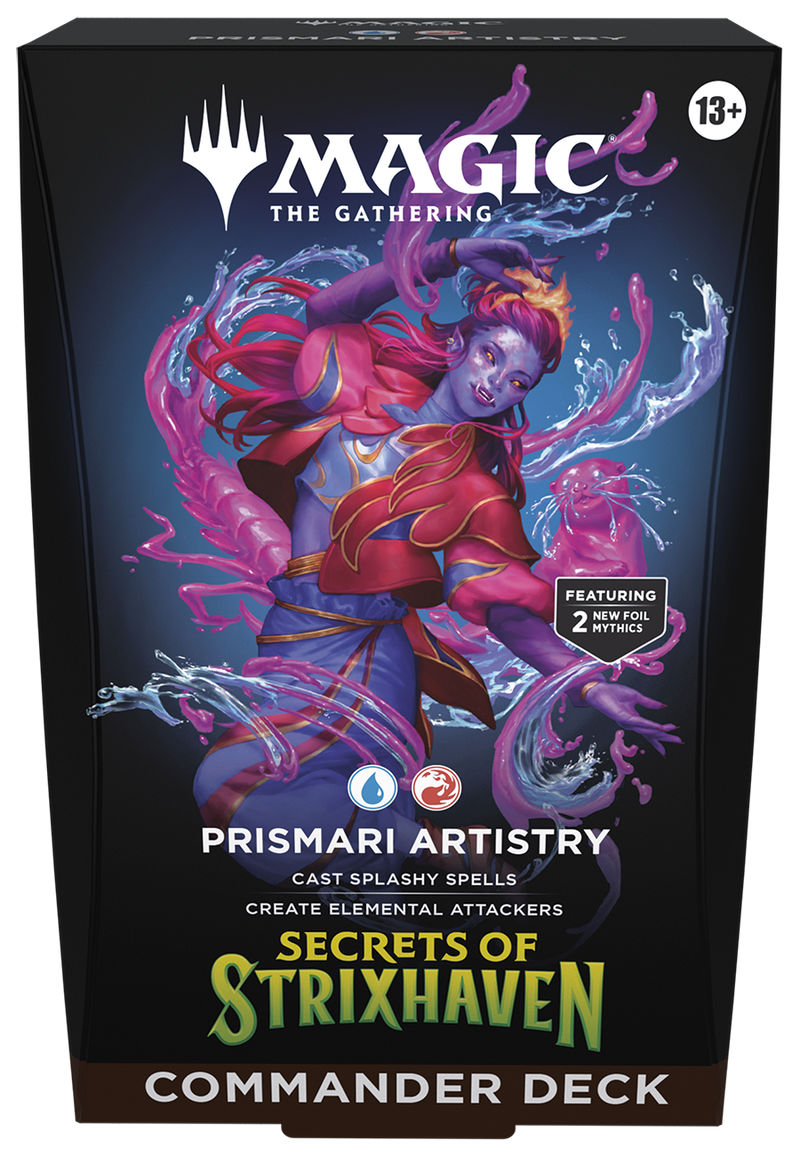MTG Secrets of Strixhaven - Commander Deck (Prismari Artistry) (Limit 1) MTG Sealed Magic: The Gathering