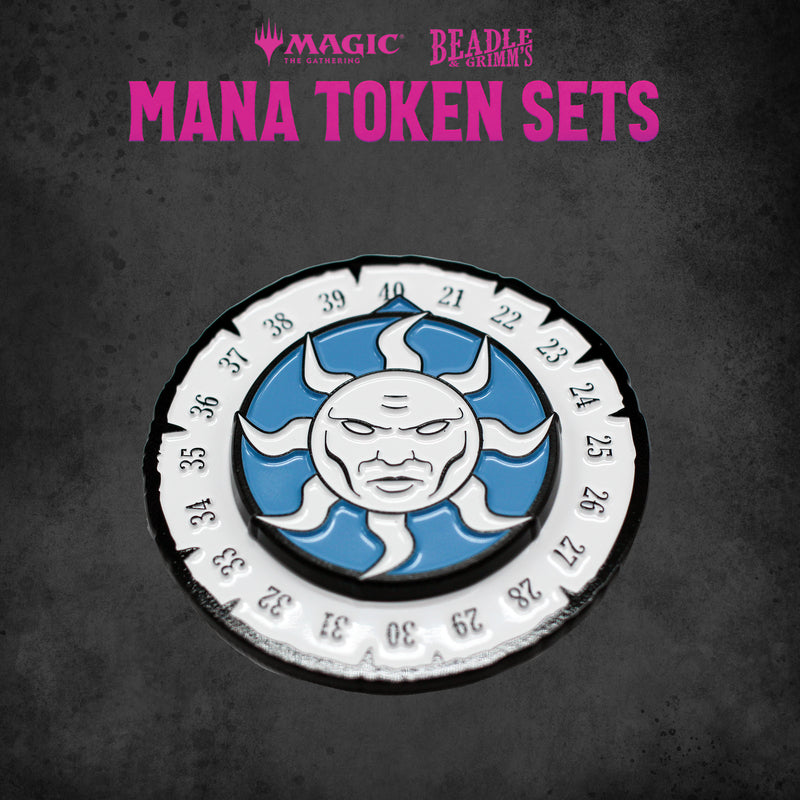 Beadle & Grimm's: Token Set MTG White Mana Dice & Gaming Accessories Beadle & Grimm's