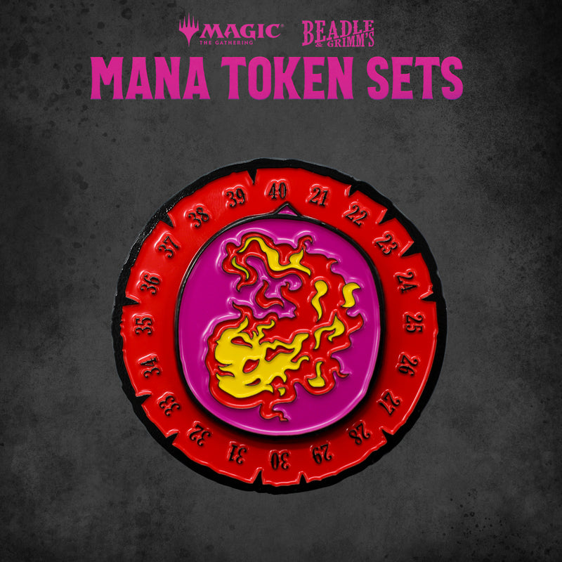 Beadle & Grimm's: Token Set MTG Red Mana Dice & Gaming Accessories Beadle & Grimm's
