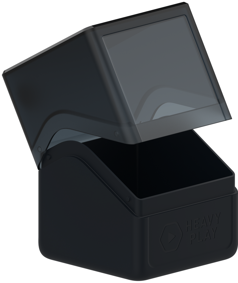Heavy Play: RFG Deck Box 100 DS - "Warlock Black" Deck Boxes & Storage Heavy Play