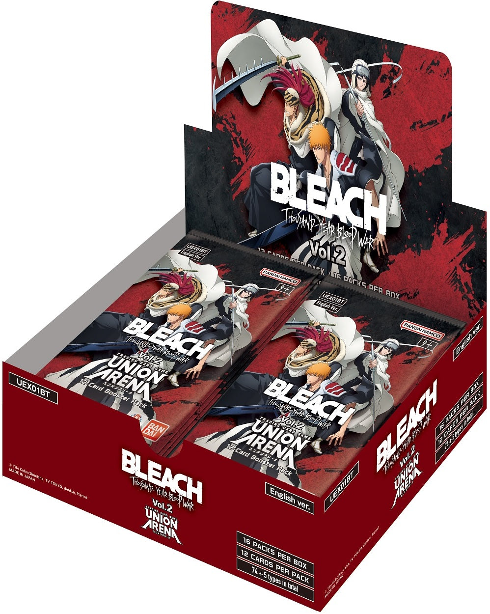 Union Arena: Bleach: Thousand Year War Vol. 2 - Booster Box (English) Union Arena Sealed Bandai
