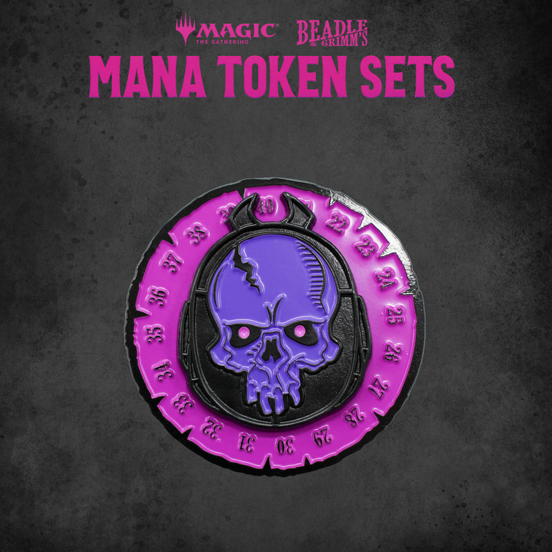 Beadle & Grimm's: Token Set MTG Black Mana Dice & Gaming Accessories Beadle & Grimm's
