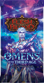 Flesh and Blood: Omens of the Third Age - Booster Pack (Release Date: June 5) Flesh And Blood Sealed Flesh And Blood