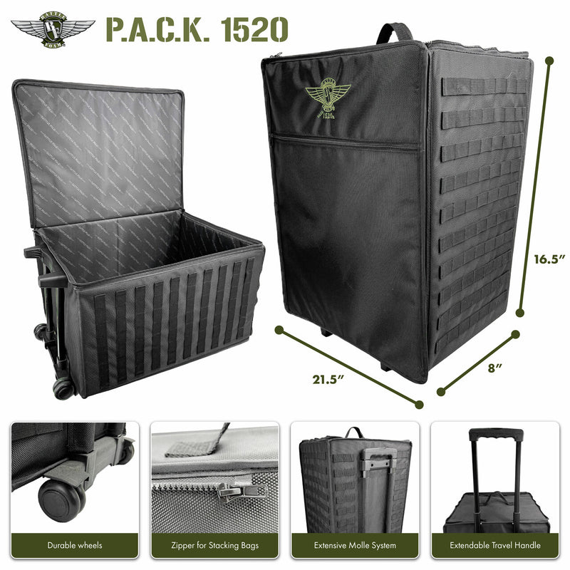Battlefoam: P.A.C.K. 1520XL Molle w/ Magna Rack Slider Load Out Battlefoam Battlefoam