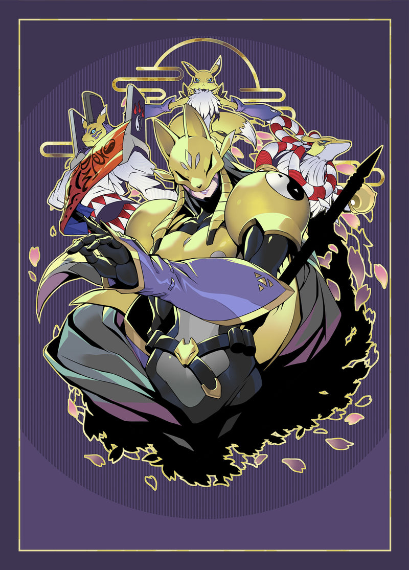 Digimon TCG: Official Card Sleeves - "Sakuyamon" 2024 Ver.2.0 60Ct Card Sleeves Bandai