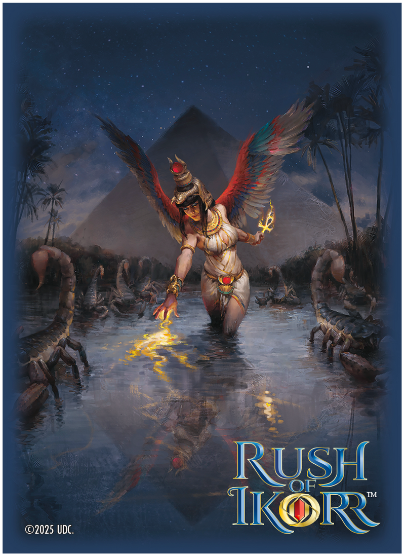 Rush of Ikorr: Matte Art Sleeves - "Isis" Shattered Chaos 65Ct Card Sleeves Upper Deck Entertainment