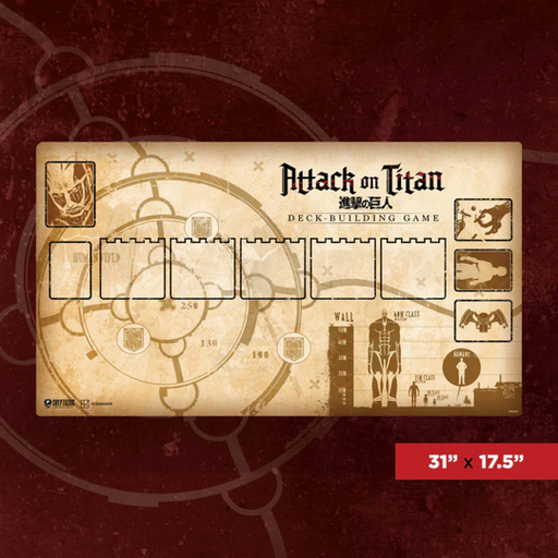 Attack on Titan - Deck Building Game: Playmat Board Games Cryptozoic