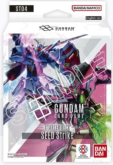 Gundam Card Game: Starter Deck - Seed Strike [ST04] (Limit 1 Per Person) Gundam Card Game Sealed Bandai
