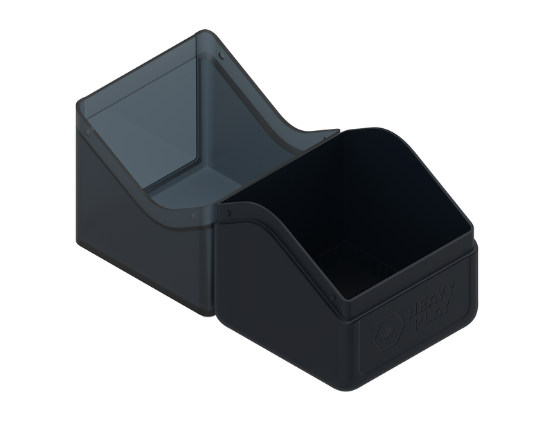Heavy Play: RFG Deck Box 100 DS - "Warlock Black" Deck Boxes & Storage Heavy Play