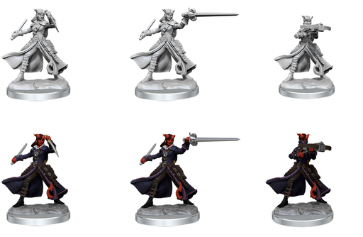 D&D Frameworks: W1 Tiefling Rogue Female RPG Miniatures WizKids