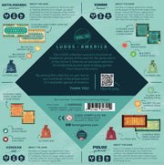 Ludos: Ancient Games America Collection - Set of 4 Games Board Games Lemery Games