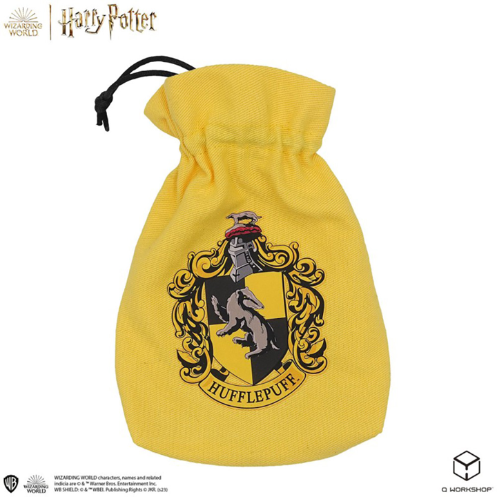 Q-Workshop: Hufflepuff 5Ct D6 and Pouch Dice & Gaming Accessories Q Workshop
