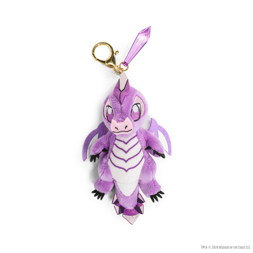 D&D: 3" Plush Charm - "Amethyst Wyrmling" 50th Anniversary Gem Wyrmling Toys & Plushes kidrobot