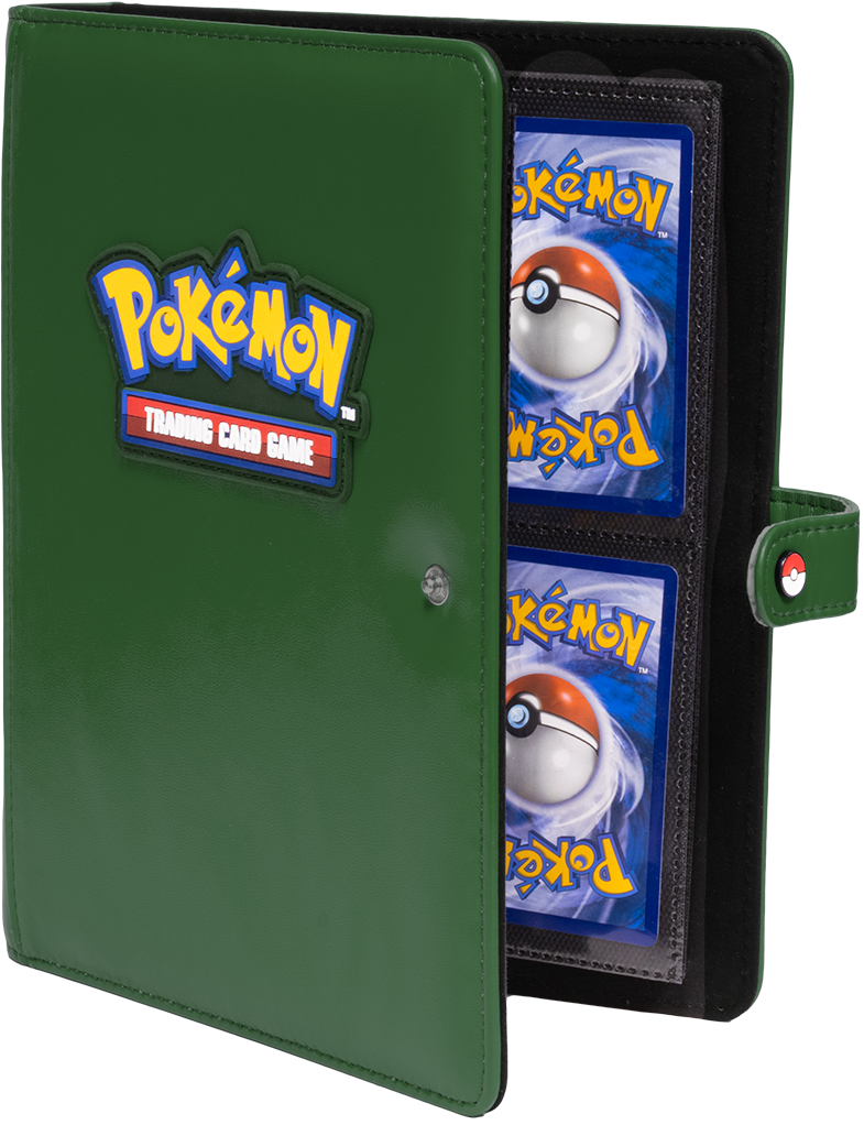 Ultra Pro: 4-Pocket Premium Snap Binder - "Leaf Green" Pokémon Binders & Pages Ultra Pro