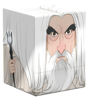 Ultimate Guard: Squaroes 100+ - "Saruman" The Lord of the Rings Deck Boxes & Storage Ultimate Guard