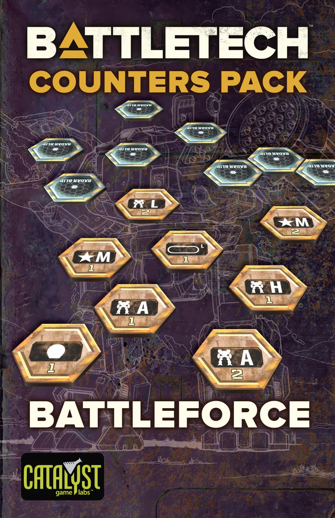 BattleTech: Counters & Map Pack - BattleForce BattleTech Catalyst Game Labs