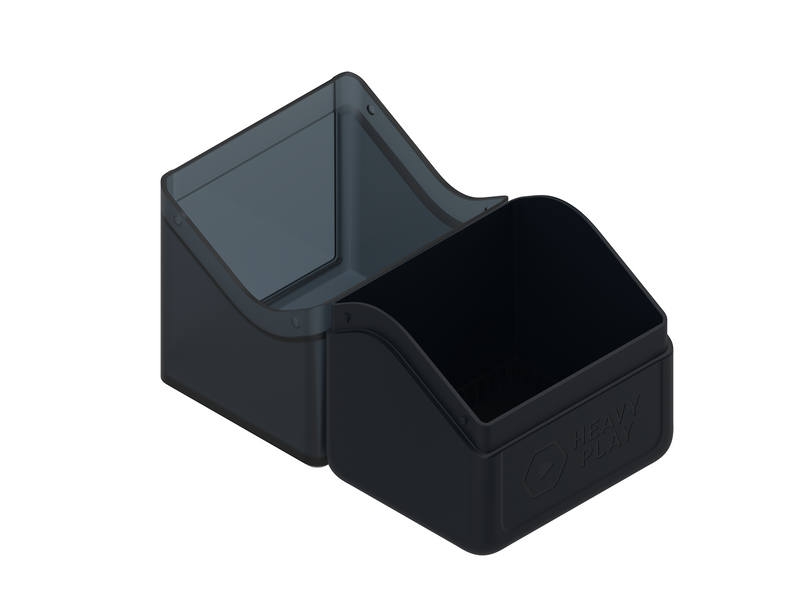Heavy Play: RFG Deck Box 80 DS - "Warlock Black" Deck Boxes & Storage Heavy Play