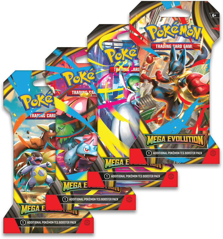 Pokémon Mega Evolution - Sleeved Booster (Limit 36) Pokemon Sealed Pokémon