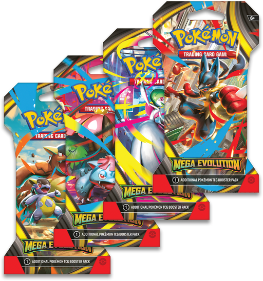 Pokémon Mega Evolution - Sleeved Booster (Limit 36) Pokemon Sealed Pokémon