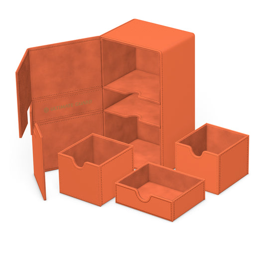 Ultimate Guard: Twin Flip'N'Tray Deck Case 200+ - Peach Deck Boxes & Storage Ultimate Guard