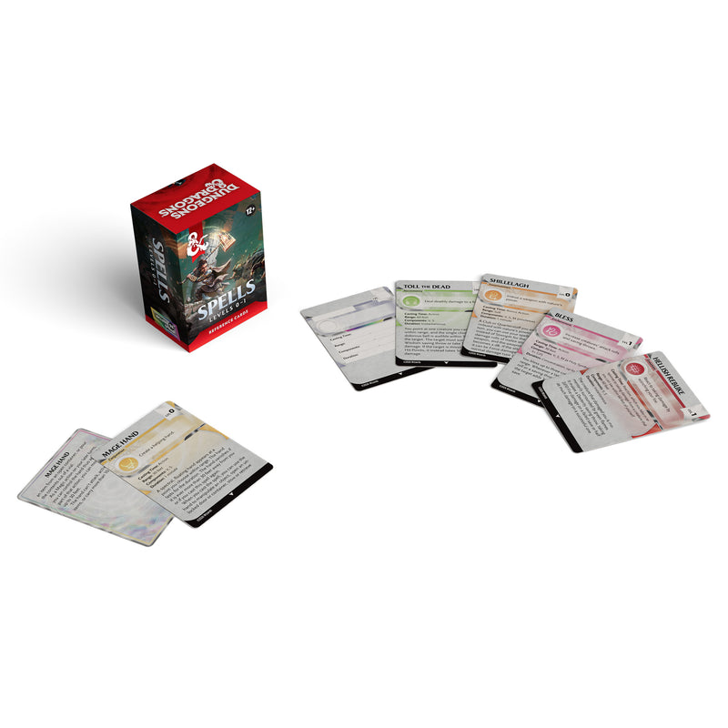 D&D: Reference Cards - Spells Levels 0-1