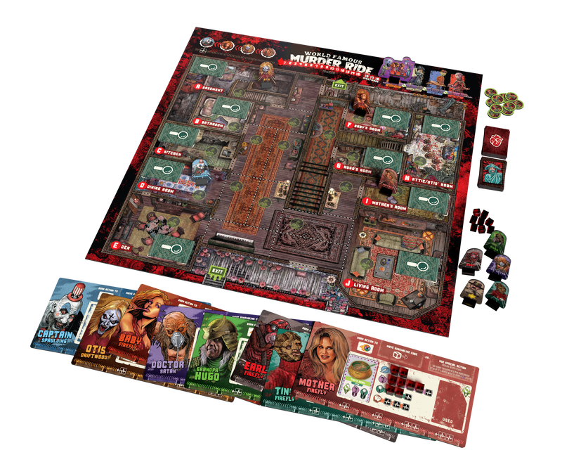 Rob Zombie's House of 1000 Corpses: A Game of Horror Board Games Trick or Treat Studios