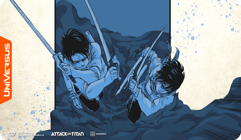 UniVersus: Playmat - "Double Takedown" Attack on Titan Playmats UniVersus