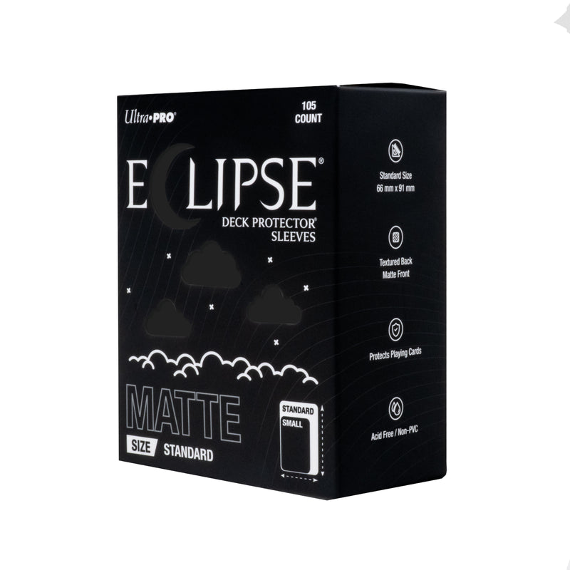 [PREORDER Q2] Ultra Pro: Eclipse Matte Sleeves - Jet Black 105Ct Card Sleeves Ultra Pro