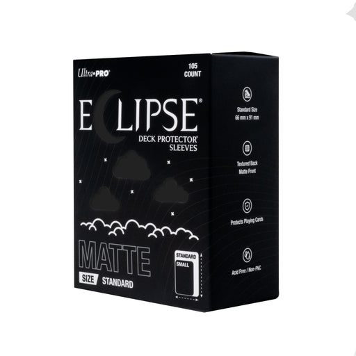Ultra Pro: Eclipse Matte Sleeves - Jet Black 105Ct Card Sleeves Ultra Pro