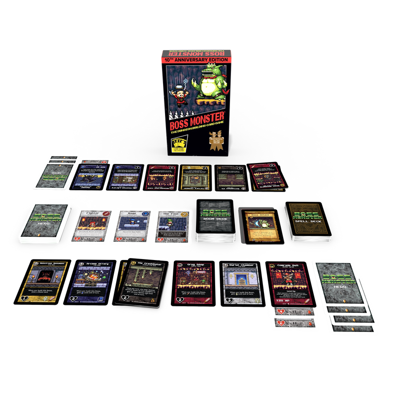 Boss Monster: The Dungeon Building Card Game 10th Anniversary Edition Board Games Brotherwise Games   